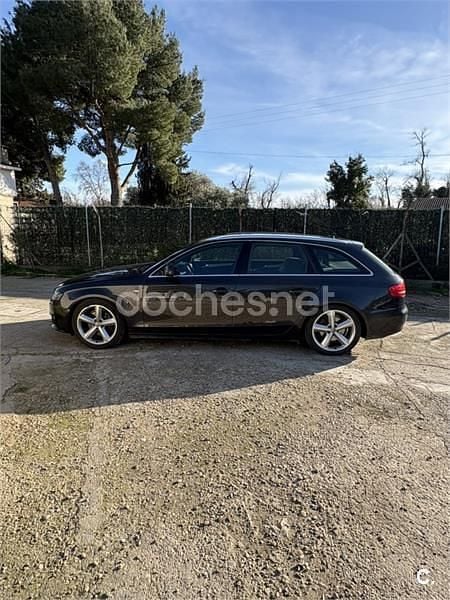 Usado Audi A4 143 CV (105 kW) 2009 Negro Familiar
