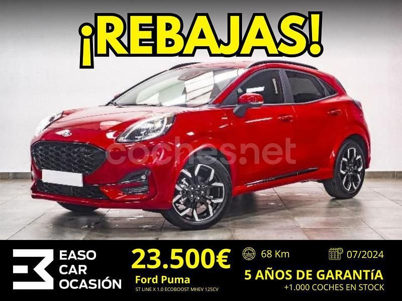 Rojo Usado 2024 Ford Puma ST-Line X SUV | 26.900 € (Caro) - Imagen 1/4