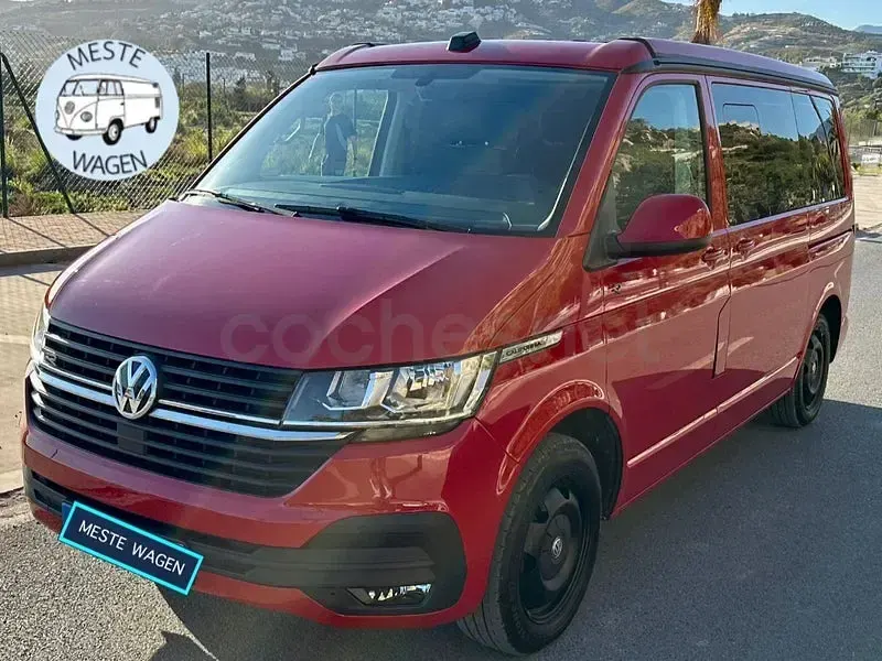 Usado VW California Beach 150 CV (110 kW) 2021 Rojo Van