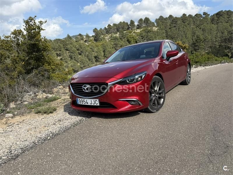 Rojo Usado 2015 Mazda 6 Luxury Berlina | 14.500 € (Precio justo) - Imagen 1/1