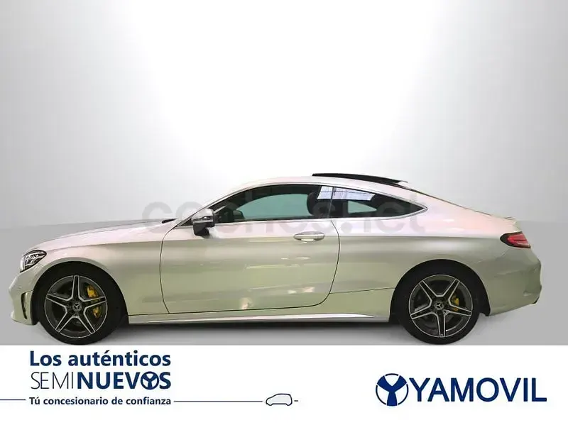 Usado Mercedes C200 184 CV (135 kW) 2020 Gris / plata Coupe
