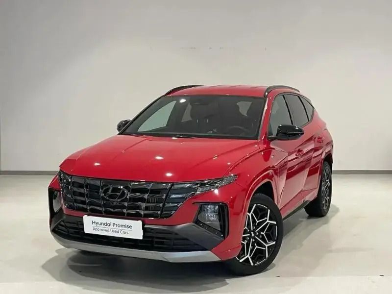 Rojo Usado 2024 Hyundai Tucson N Line SUV | 39.000 € (Precio justo) - Imagen 1/4