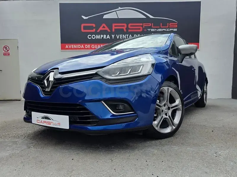 Usado Renault Clio IV Zen 120 CV (88 kW) 2017 Azul Berlina
