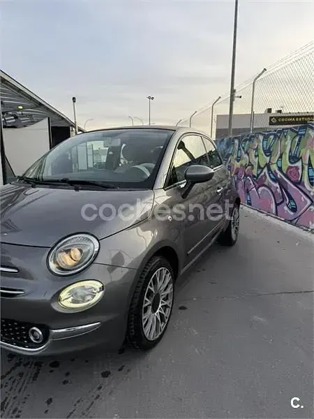 Usado Fiat 500 69 CV (50 kW) 2017 Gris / plata Berlina