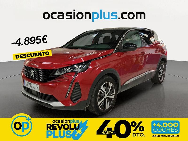 Usado Peugeot 3008 Allure 130 CV (95 kW) 2023 Rojo Pickup/Camioneta