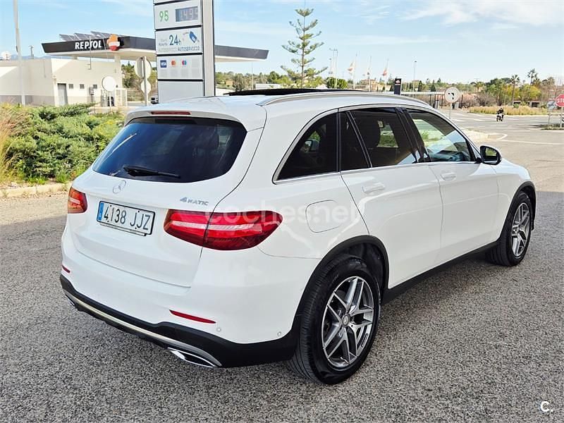 Usado Mercedes GLC250 AMG line 204 CV (150 kW) 2015 Blanco SUV
