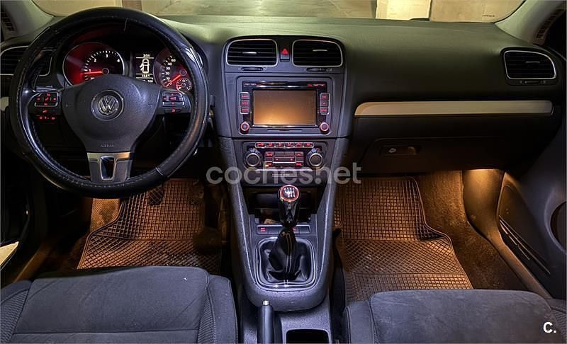 Usado VW Golf VI Highline 140 CV (102 kW) 2010 Azul Utilitario