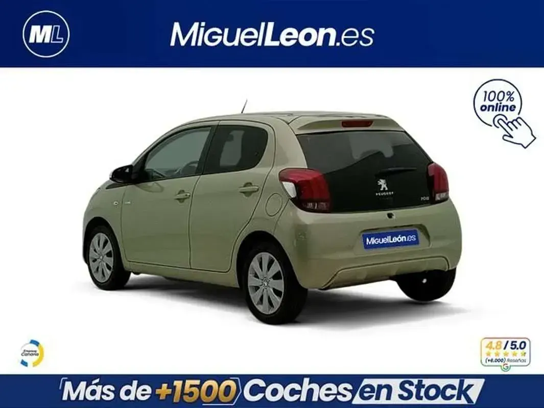 Usado Peugeot 108 Style 72 CV (52 kW) 2023 Verde Utilitario