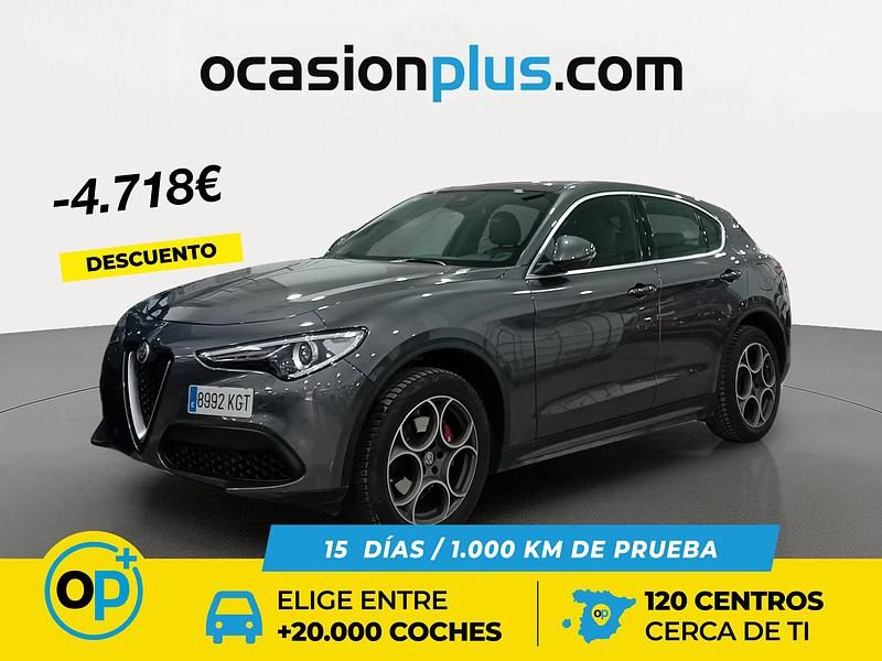 Usado Alfa Romeo Stelvio Edizione Speciale 280 CV (205 kW) 2018 Gris SUV