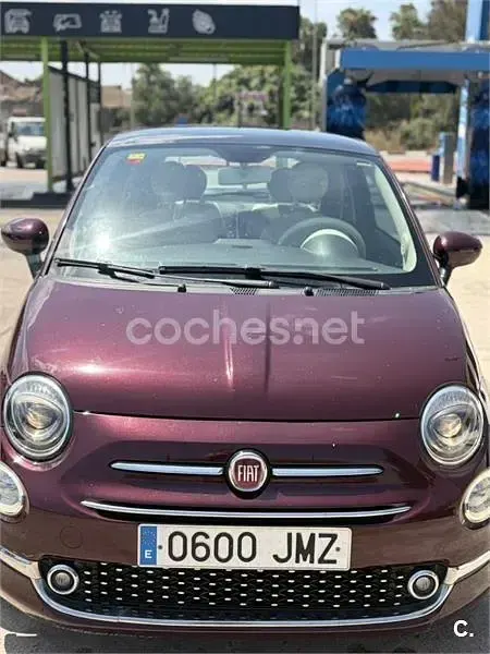Usado Fiat 500 Lounge 69 CV (50 kW) 2016 Granate Berlina