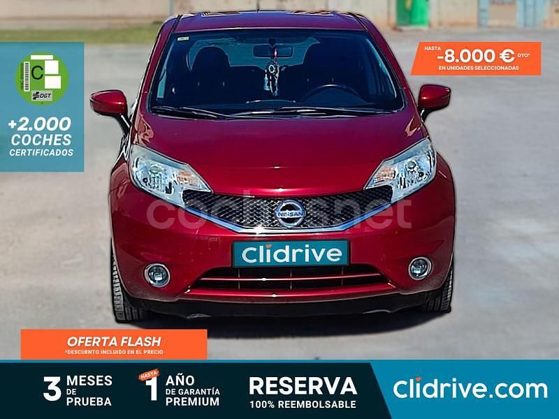 Rojo Usado 2016 Nissan Note Acenta Monovolumen | 7690 € (Precio justo) - Imagen 1/3