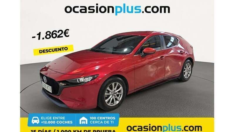 Rojo Usado 2019 Mazda 3 Utilitario | 17.910 € (Precio justo) - Imagen 1/4