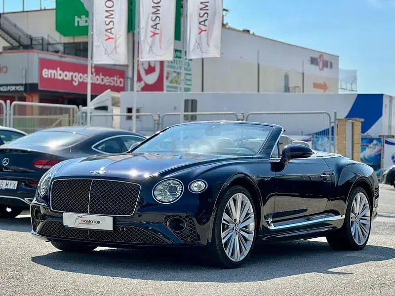 Usado Bentley Continental GT Convertible 659 CV (484 kW) 2022 Azul Descapotable