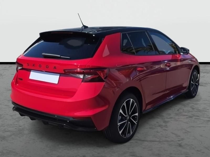 Nuevo Skoda Fabia Monte Carlo 115 CV (84 kW) 2026 Rojo velvet metalizado/negro mágico Utilitario