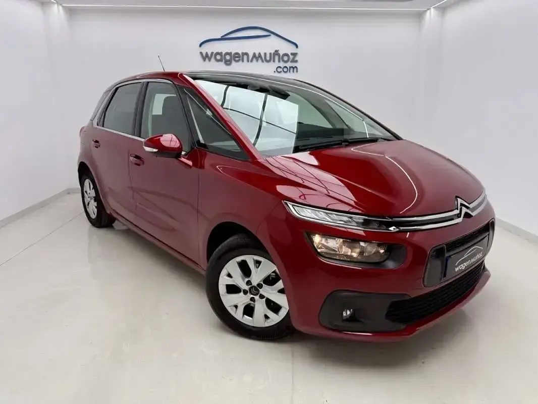 Usado Citroën C4 Picasso Live 120 CV (88 kW) 2018 Rojo Monovolumen