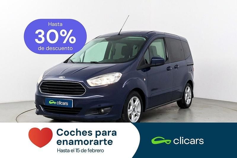 Usado Ford Tourneo Courier Trend 95 CV (69 kW) 2016 Azul Monovolumen