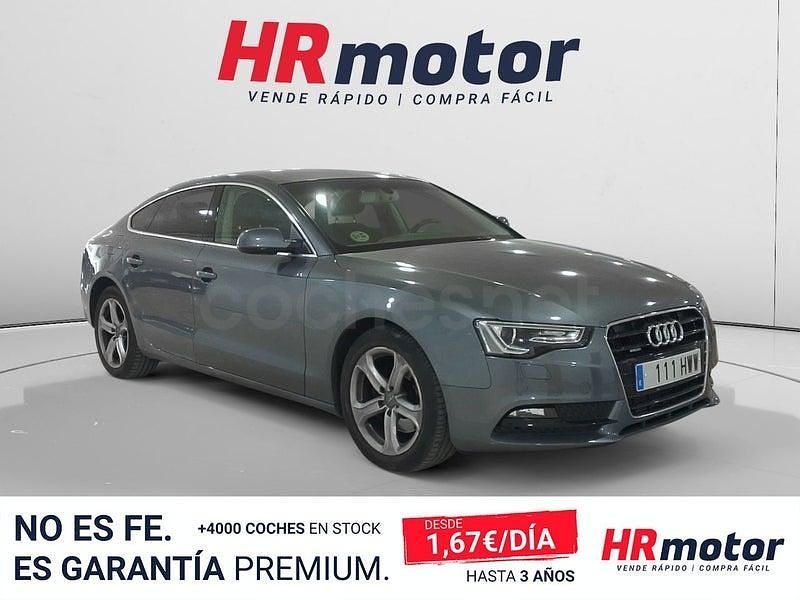 Usado Audi A5 Sportback 177 CV (130 kW) 2014 Gris / plata Utilitario