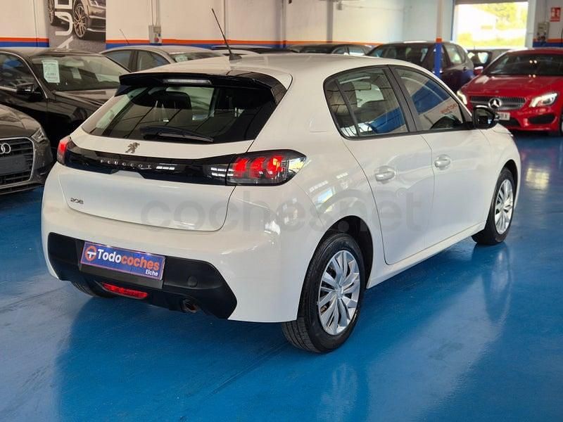 Usado Peugeot 208 Active 100 CV (73 kW) 2021 Blanco Utilitario