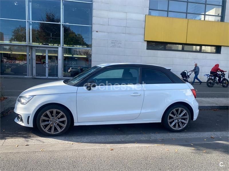 Usado Audi A1 Ambition 90 CV (66 kW) 2014 Blanco Berlina