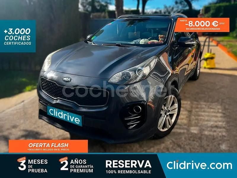 Gris / plata Usado 2017 Kia Sportage SUV | 11.190 € (Buen precio) - Imagen 1/3
