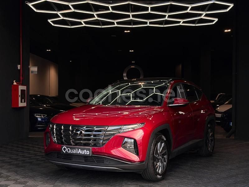 Rojo Usado 2023 Hyundai Tucson SUV | 22.990 € (Precio justo) - Imagen 1/4