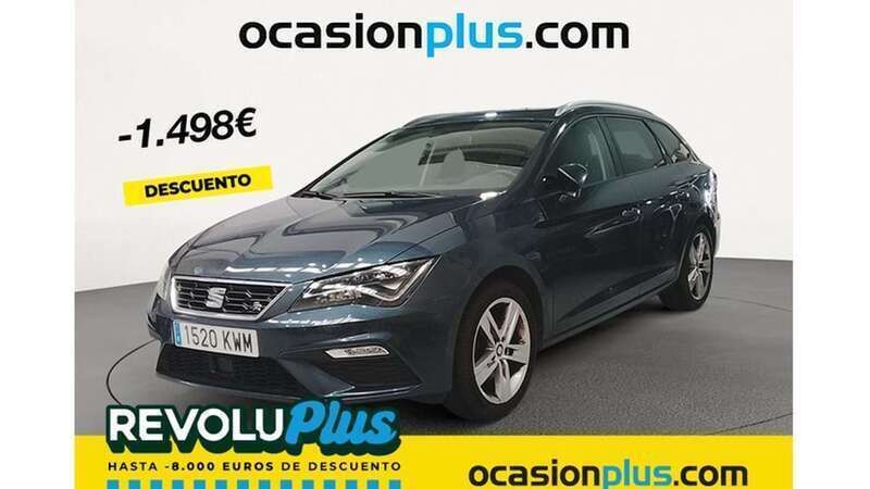 Gris Usado 2019 Seat Leon ST FR Familiar | 14.455 € (Precio justo) - Imagen 1/4