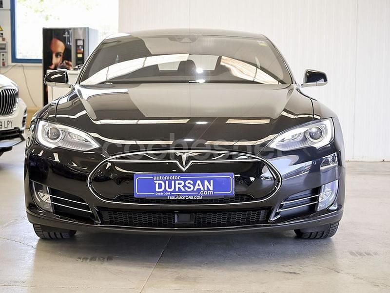 Usado Tesla Model S 380 kW (517 CV) 2016 Negro Utilitario