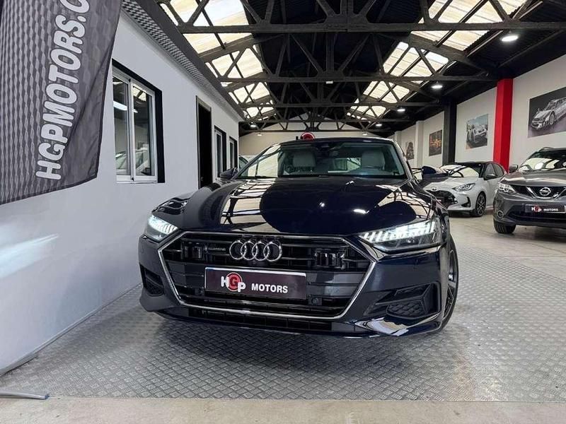Usado Audi A7 Sportback Design 340 CV (250 kW) 2018 Azul Utilitario