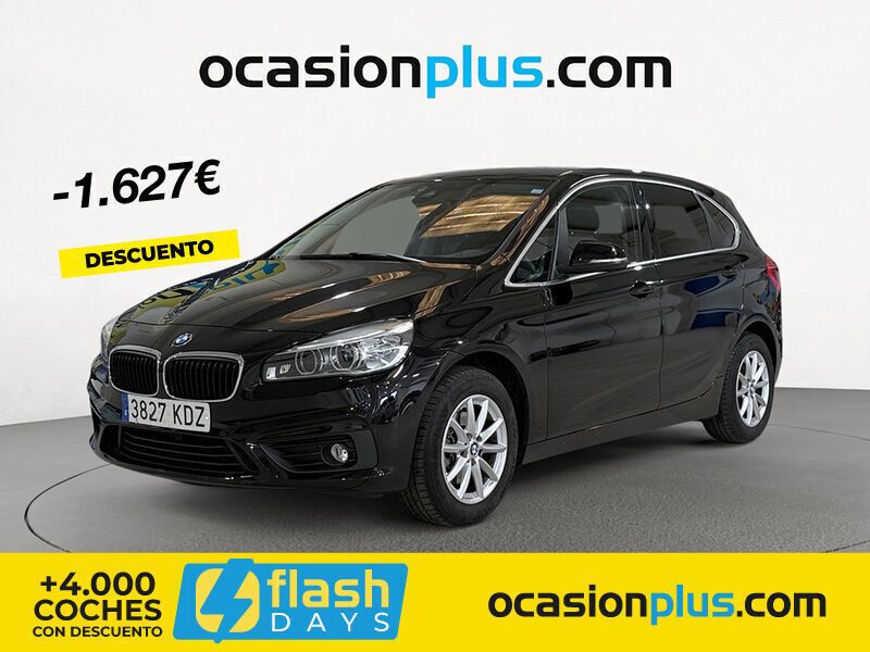 Negro Usado 2017 BMW 218 Active Tourer Monovolumen | 17.900 € (Precio justo) - Imagen 1/4