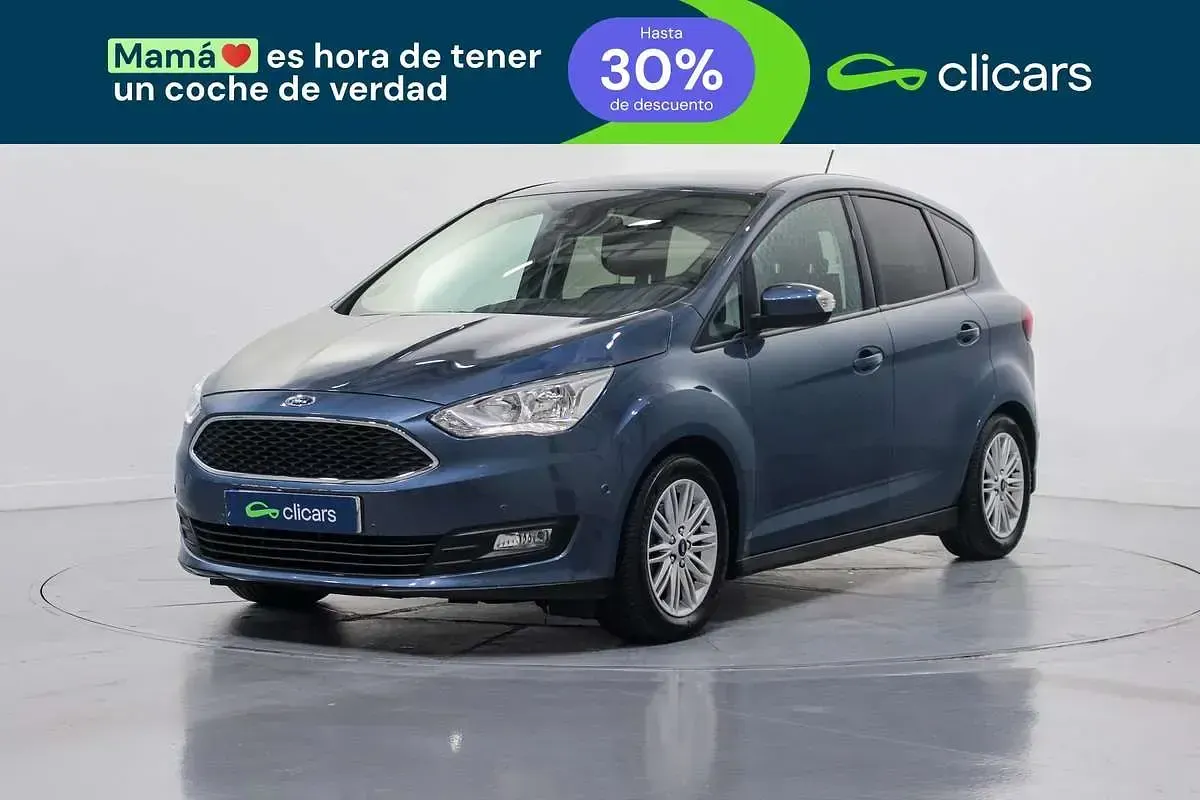 Brugt Ford C-MAX Trend+ 125 HK (91 kW) 2019 Blå MPV