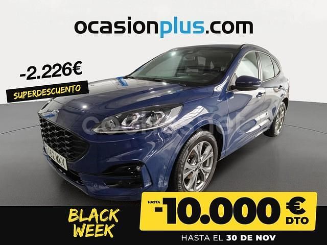 Azul Usado 2023 Ford Kuga ST-Line SUV | 24.490 € (Precio justo) - Imagen 1/4