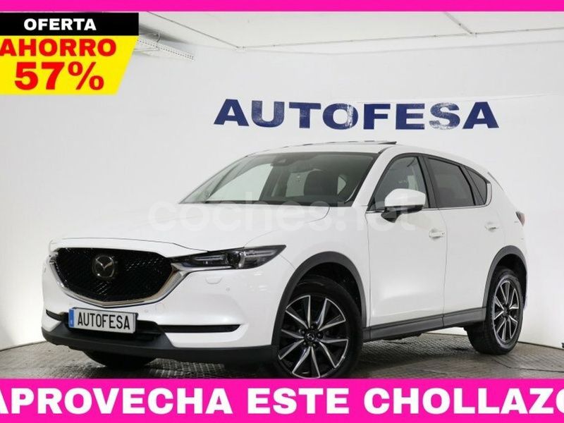 Blanco Usado 2018 Mazda CX-5 SUV | 19.850 € (Precio justo) - Imagen 1/4