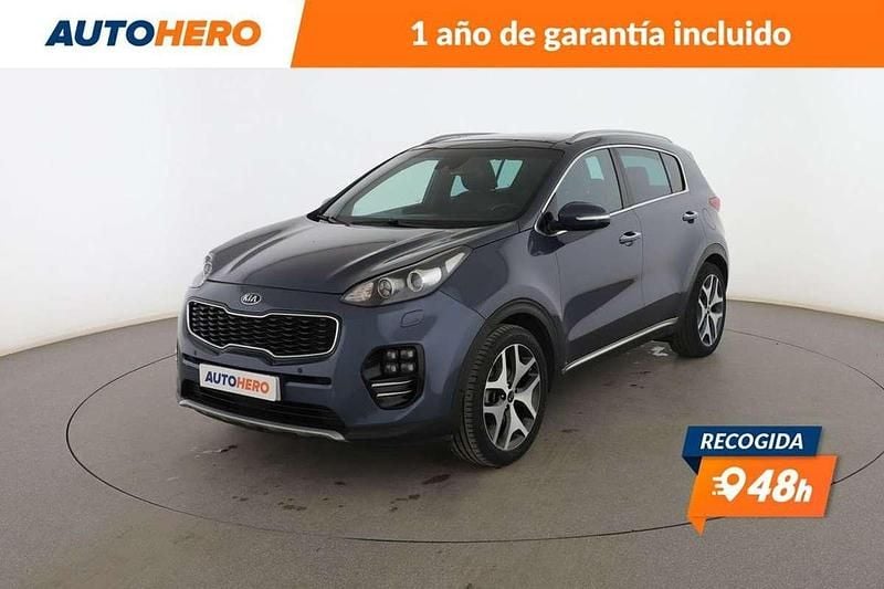 Azul Usado 2017 Kia Sportage GT-Line SUV | 17.299 € (Precio justo) - Imagen 1/3