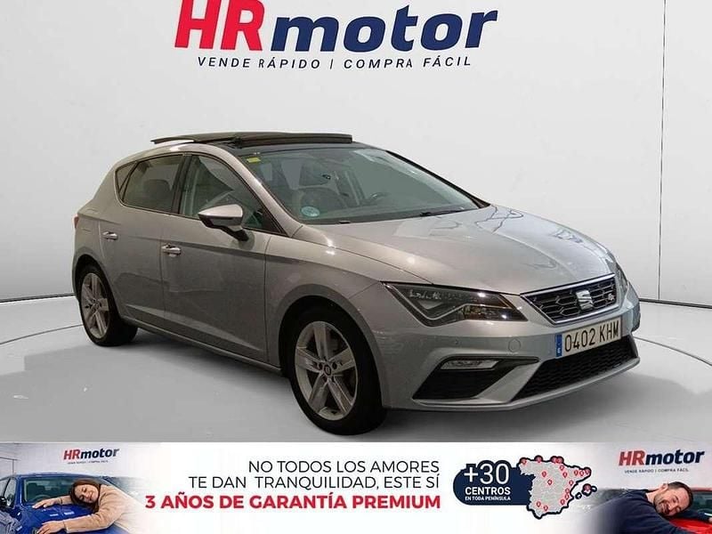 Usado Seat Leon FR 126 CV (92 kW) 2018 Gris Utilitario