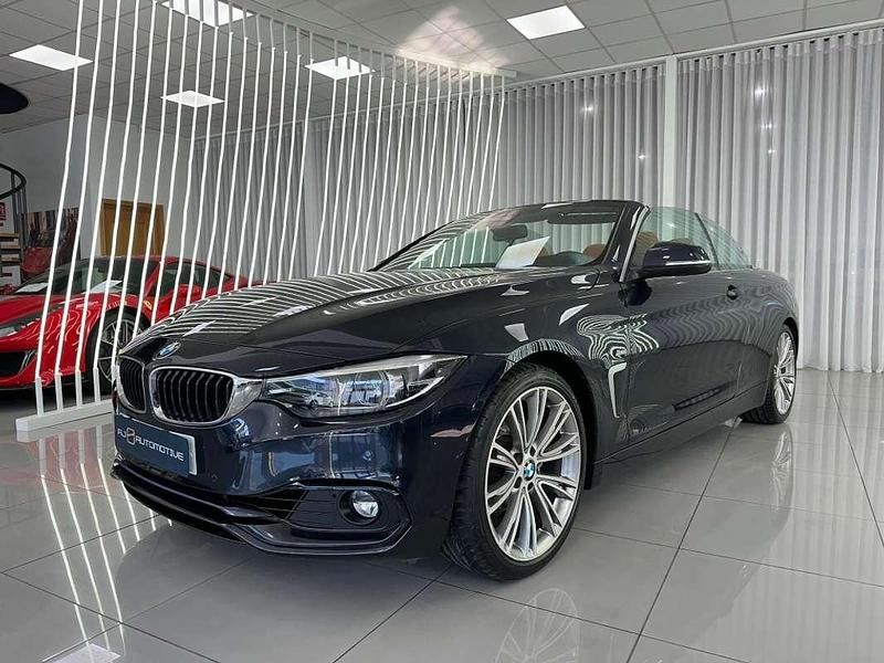 Azul Usado 2019 BMW 420 Sport Line Descapotable | 26.990 € (Precio justo) - Imagen 1/4