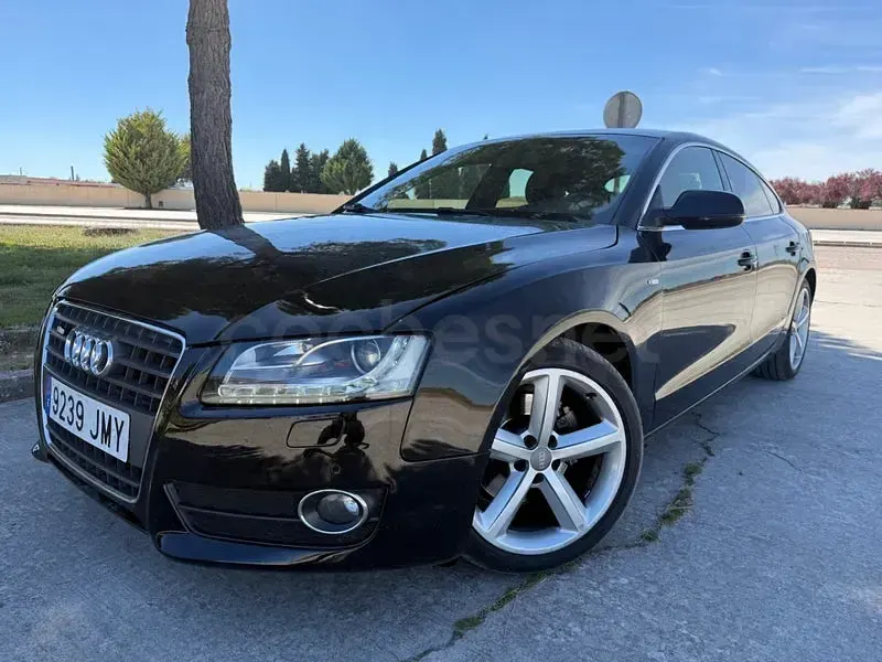 Usado Audi A5 Sportback S-Line 143 CV (105 kW) 2010 Negro Utilitario