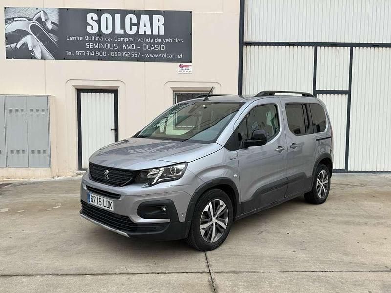 Usado Peugeot Rifter GT-line 131 CV (96 kW) 2019 Gris Monovolumen