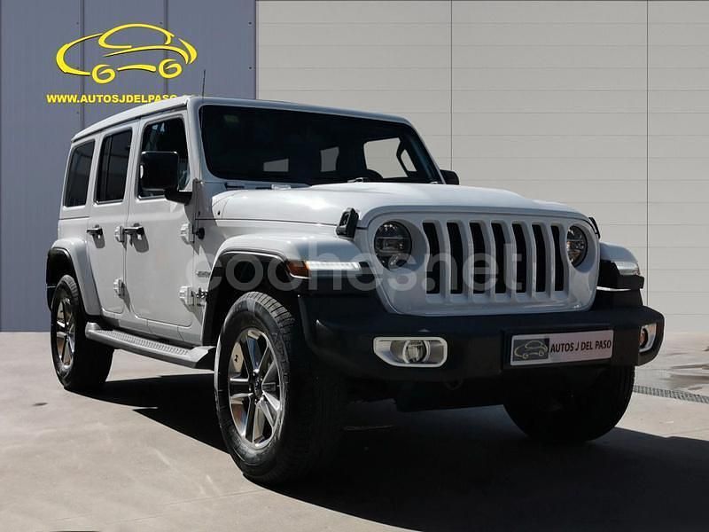 Blanco Usado 2020 Jeep Wrangler Sahara SUV | 48.900 € (Buen precio) - Imagen 1/4