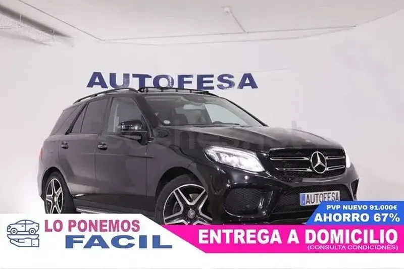 Usado Mercedes GLE500 442 CV (325 kW) 2016 Negro SUV