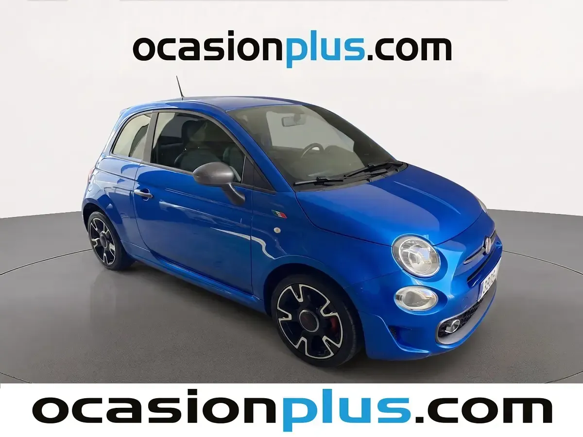 Usado Fiat 500 S 105 CV (77 kW) 2016 Azul Utilitario