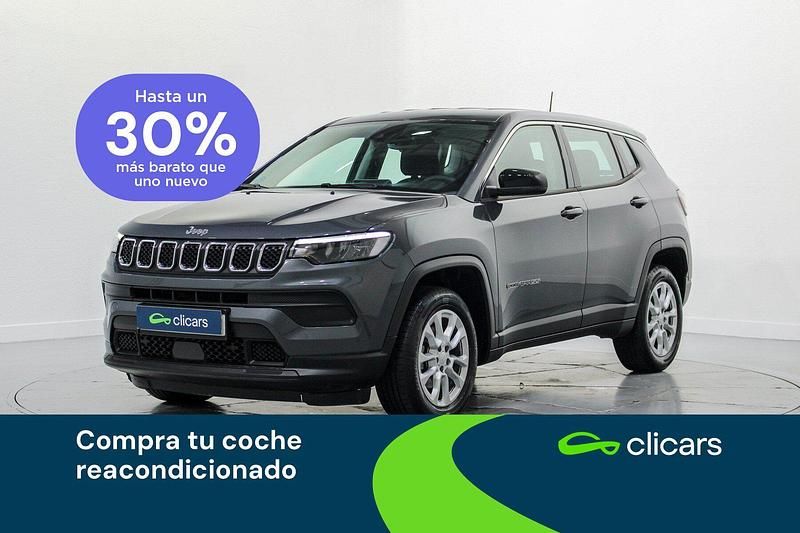 Gris Usado 2024 Jeep Compass Longitude SUV | 30.990 € (Un poco caro) - Imagen 1/4