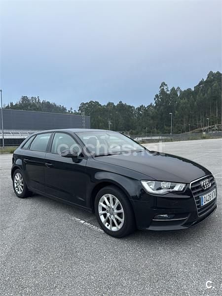 Negro Usado 2013 Audi A3 Sportback Ambiente Berlina | 9500 € (Super precio) - Imagen 1/4