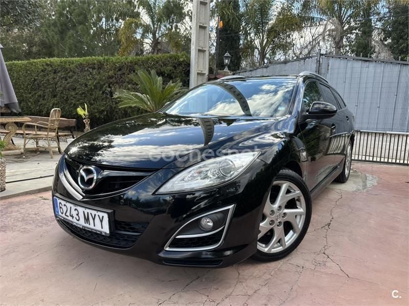 Negro Usado 2011 Mazda 6 Sportive Familiar | 5699 € - Imagen 1/4
