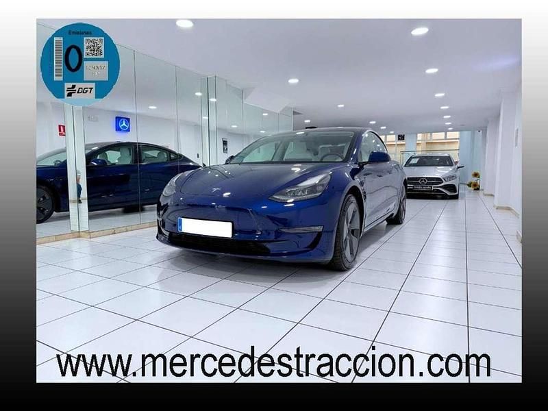 Azul Usado 2021 Tesla Model 3 Berlina | 30.900 € (Precio justo) - Imagen 1/4