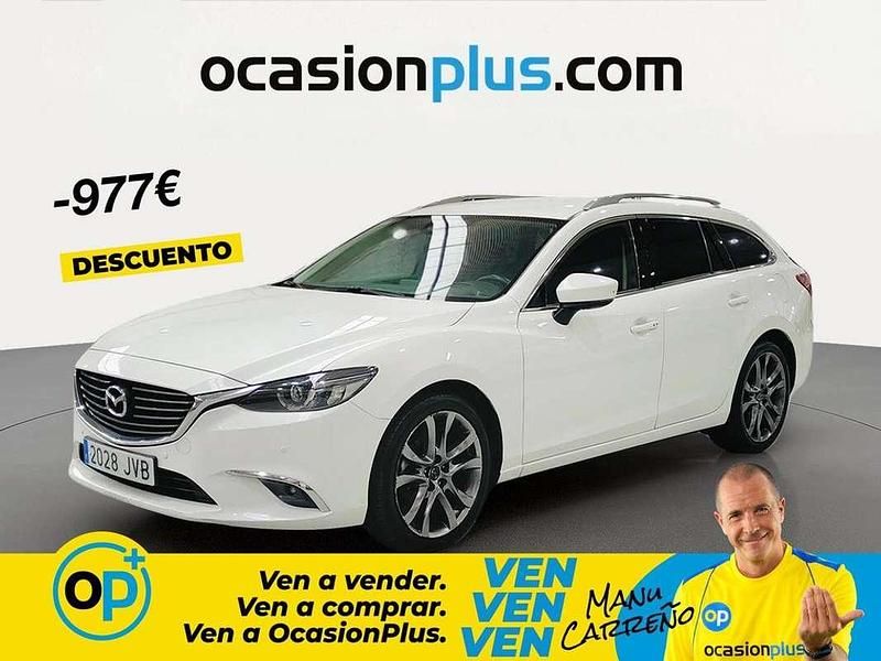 Usado Mazda 6 Luxury 150 CV (110 kW) 2016 Blanco Familiar