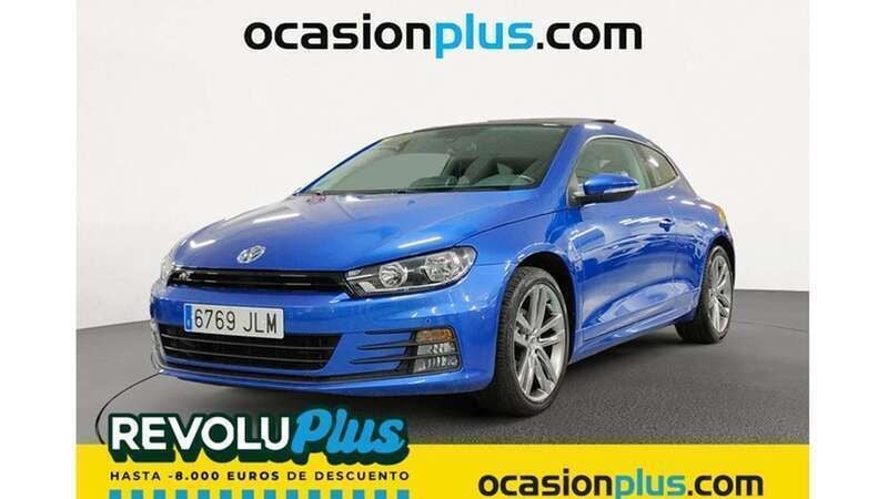 Azul Usado 2016 VW Scirocco R-line Coupe | 17.500 € (Precio justo) - Imagen 1/4