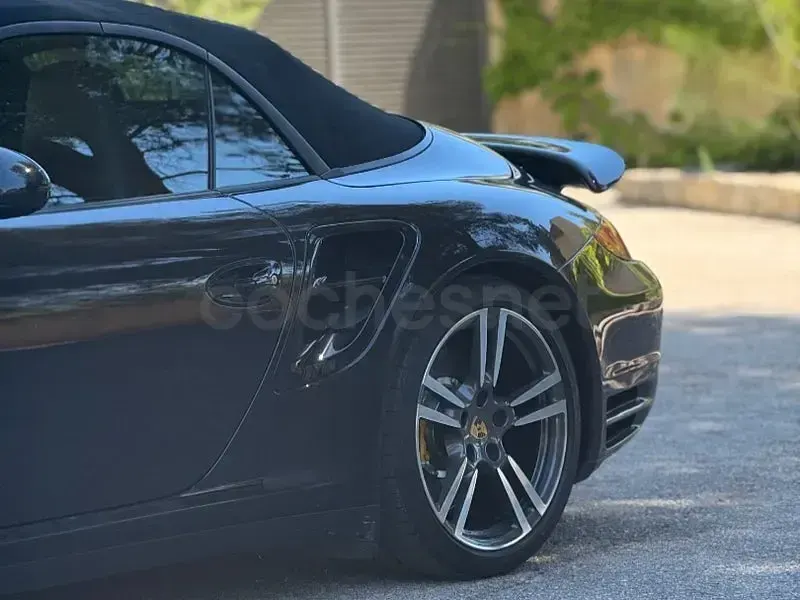 Usado Porsche 911 Turbo S Cabriolet 530 CV (389 kW) 2011 Negro Descapotable