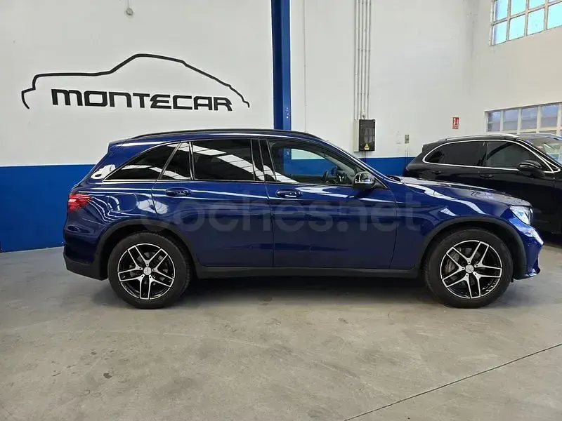 Usado Mercedes GLC250 204 CV (150 kW) 2018 Azul SUV