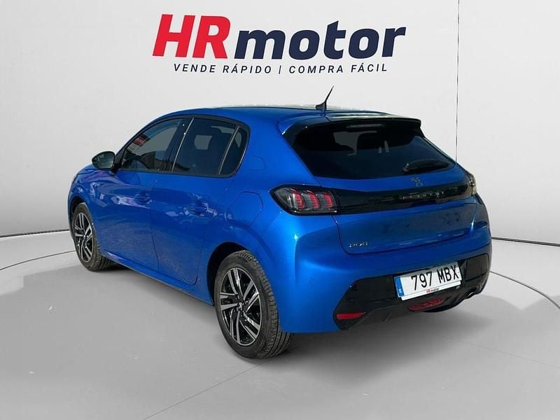 Usado Peugeot 208 Allure 101 CV (74 kW) 2022 Azul Utilitario