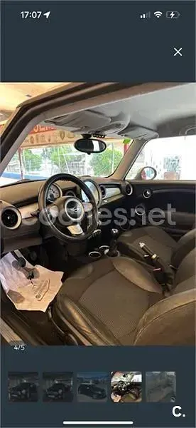 Usado Mini Cooper 120 CV (88 kW) 2007 Negro Utilitario